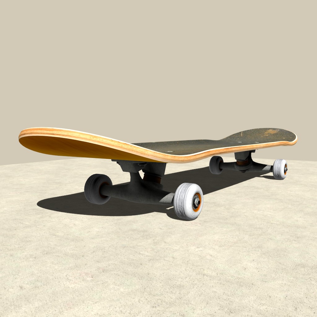 Fully rigged Skateboard preview image 1
